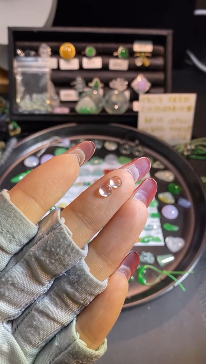 【闪购商品】翡翠挂件未镶嵌蛋面