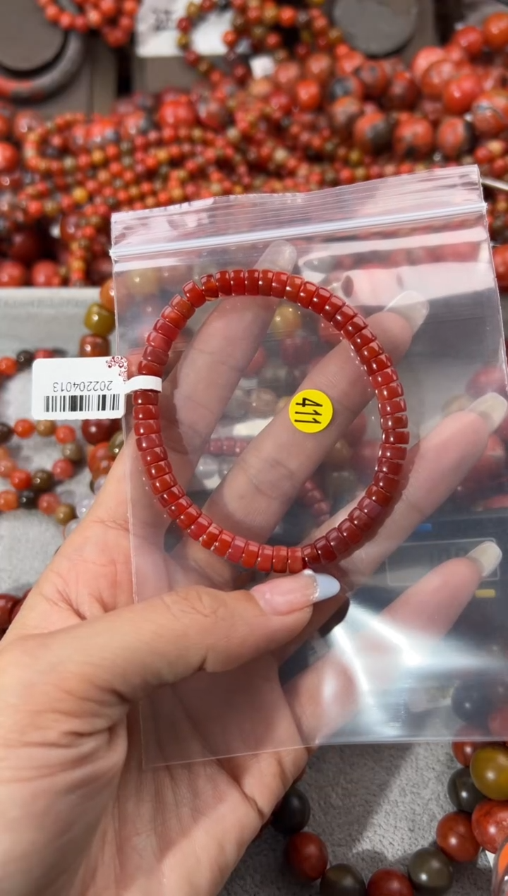 未镶嵌手串南红玛瑙5+