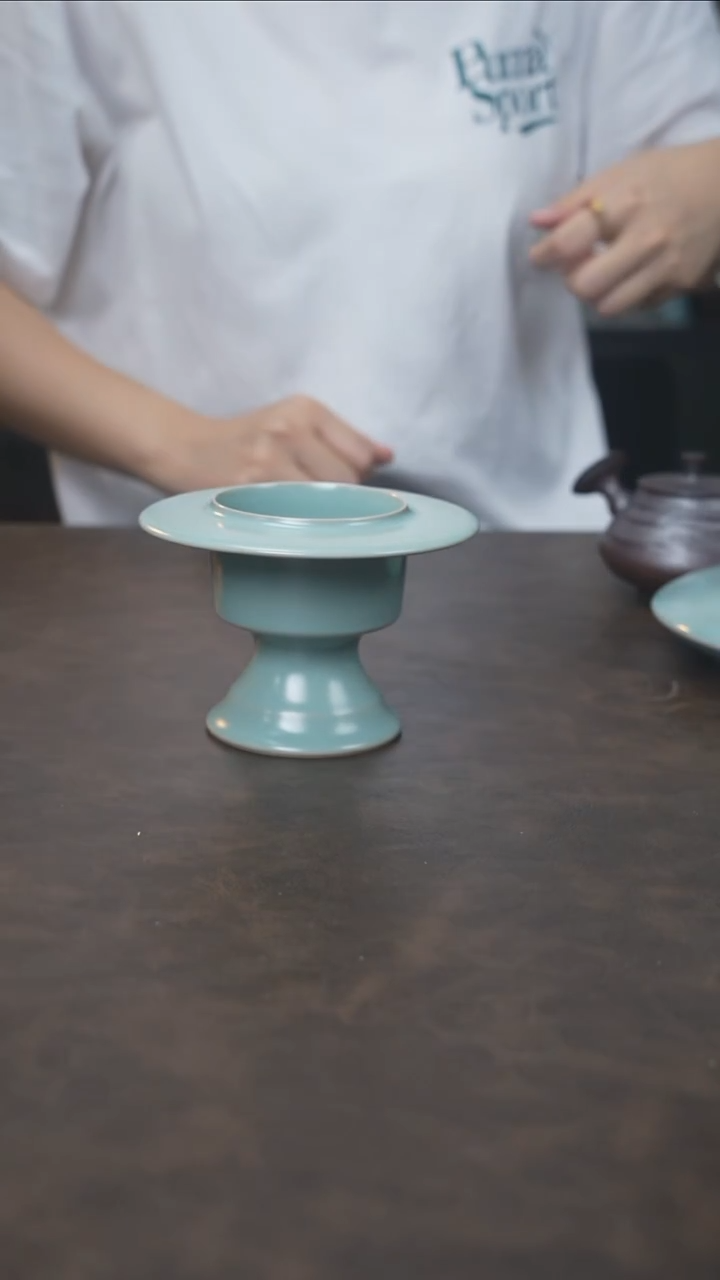 行炉 汝瓷 （拾汝）（天青）