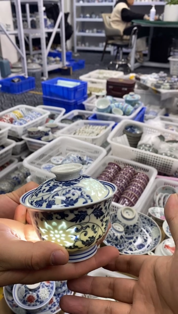 摆件陶景德陶瓷茶具容量约130