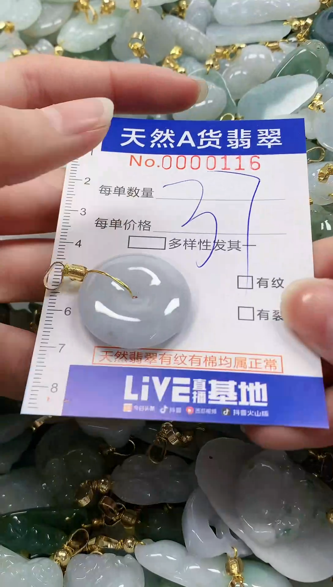 颈饰未镶嵌翡翠纯天然a货翡翠