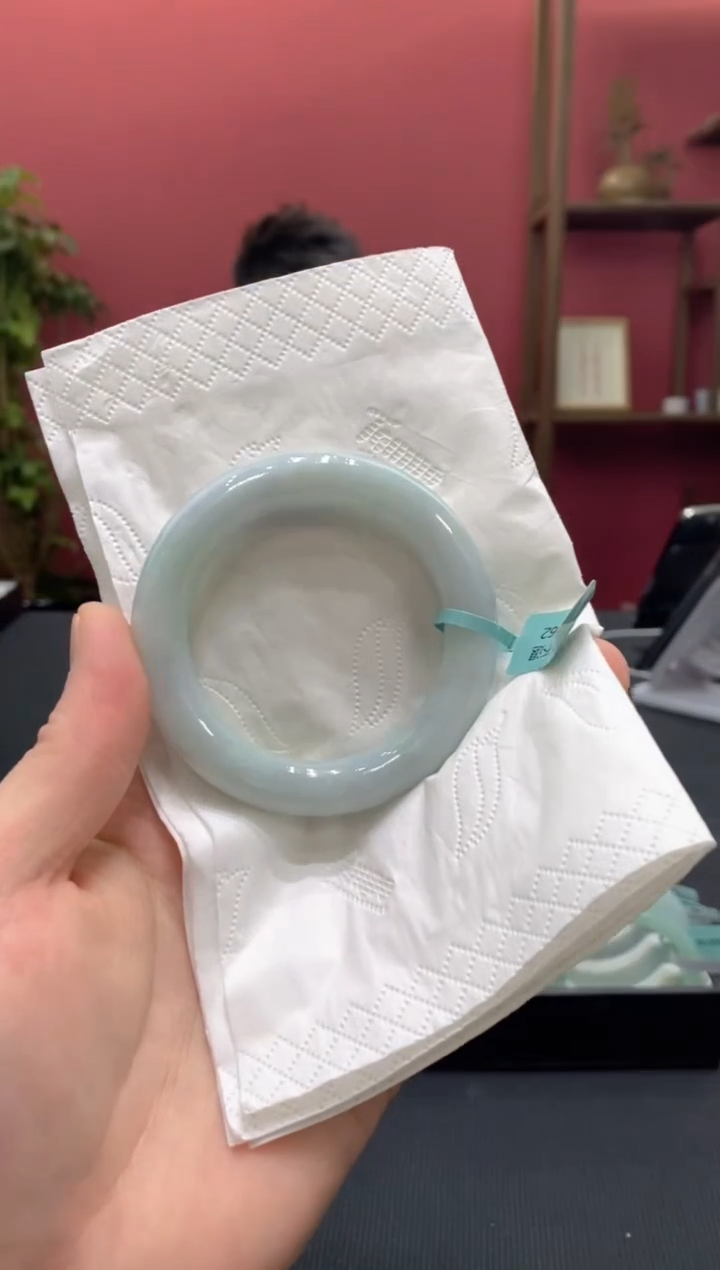 翡翠未镶嵌手镯00007645