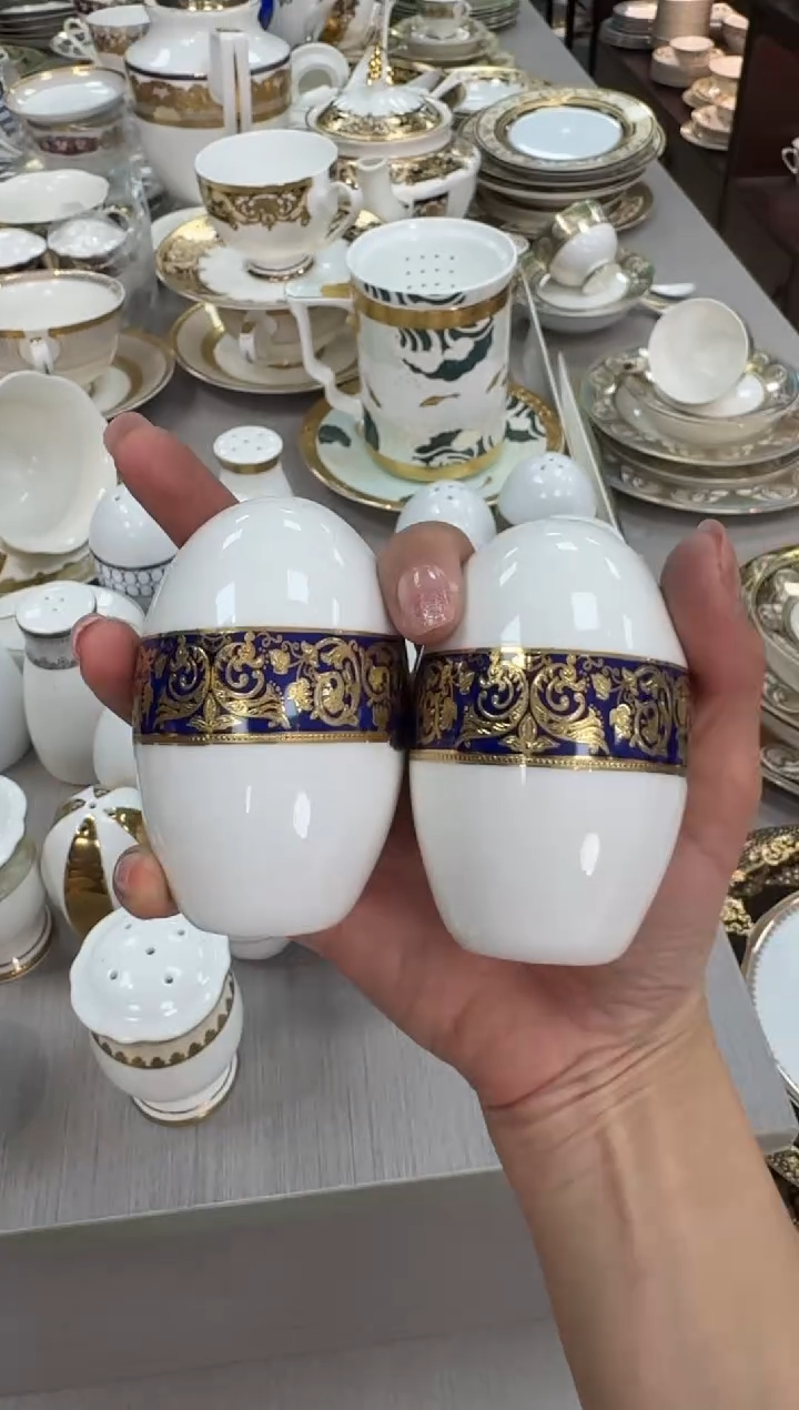 【闪购商品】瓷片盐壶1对福利款