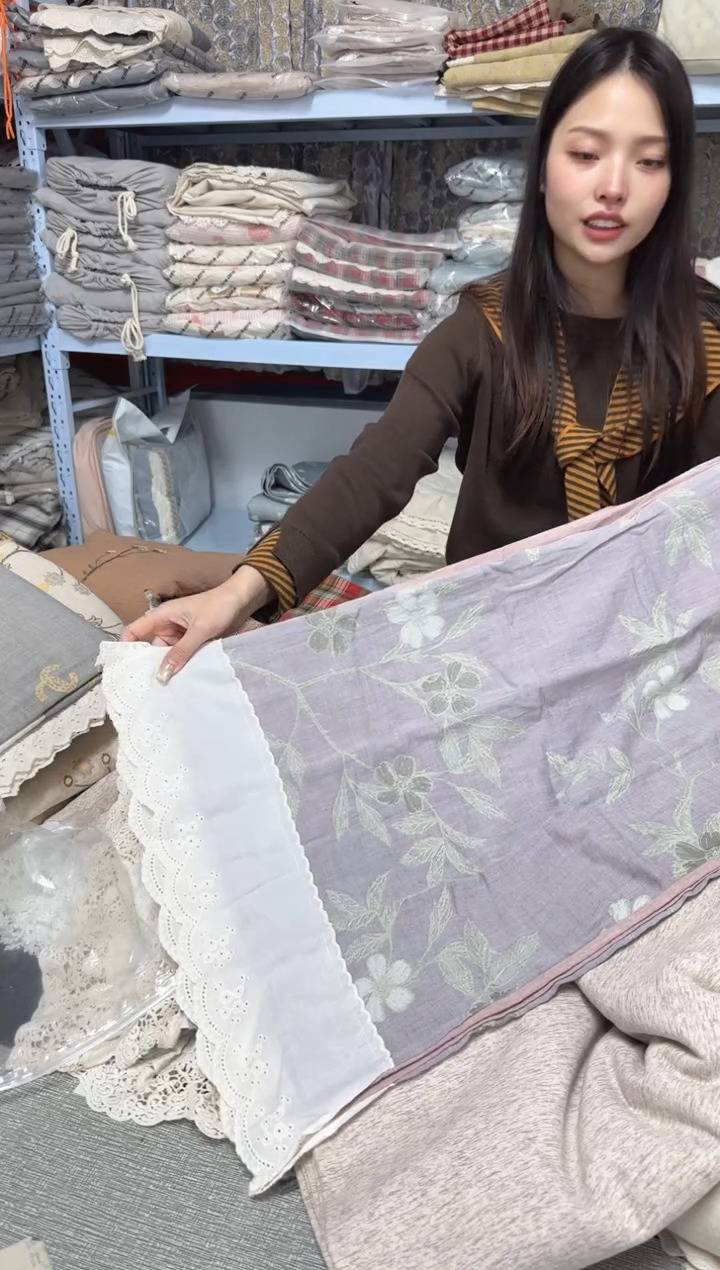 棉棉枕头套一对  