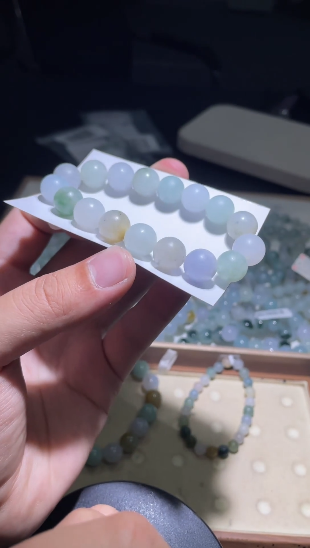 未镶嵌定制翡翠翡翠手串