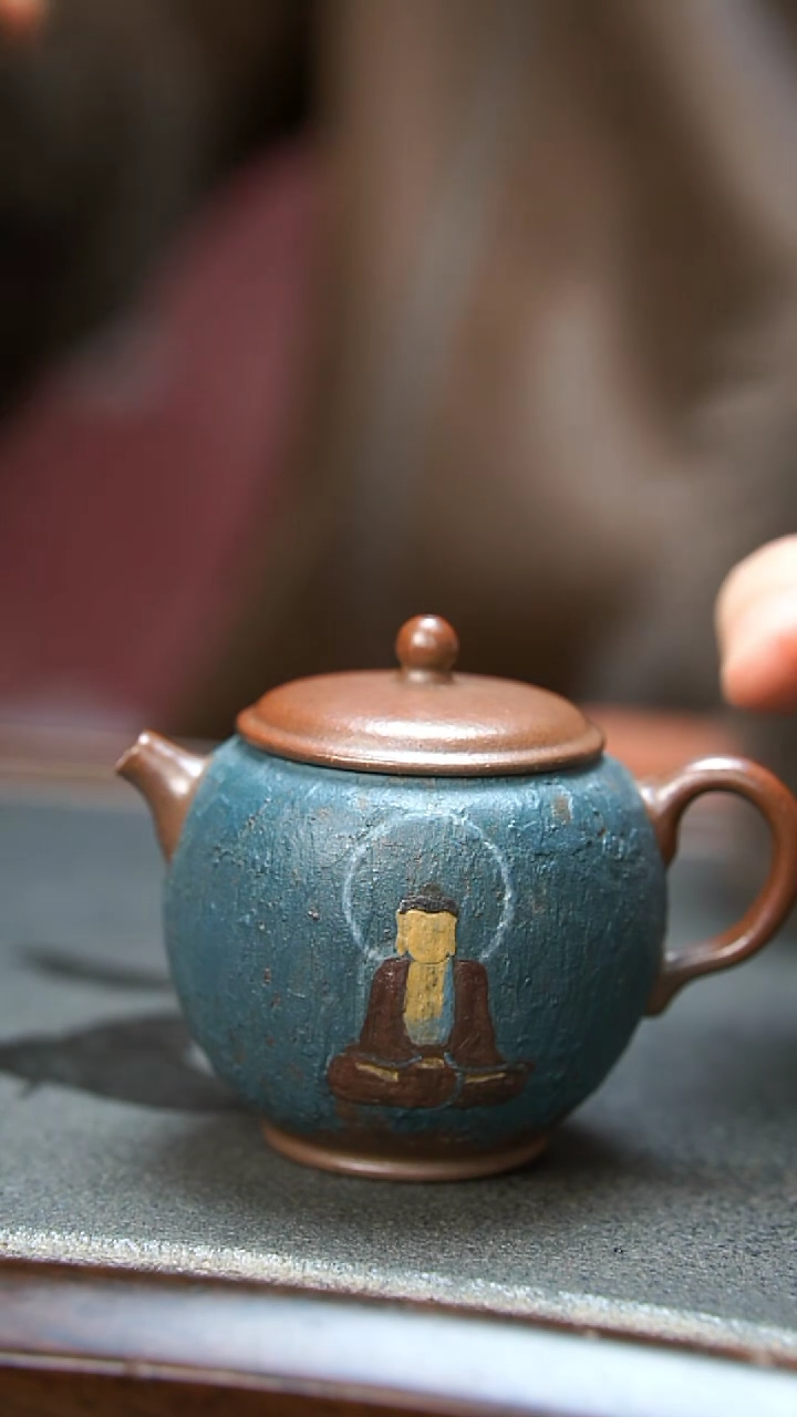 【闪购商品】紫砂茶壶柴烧敦煌壶半手工