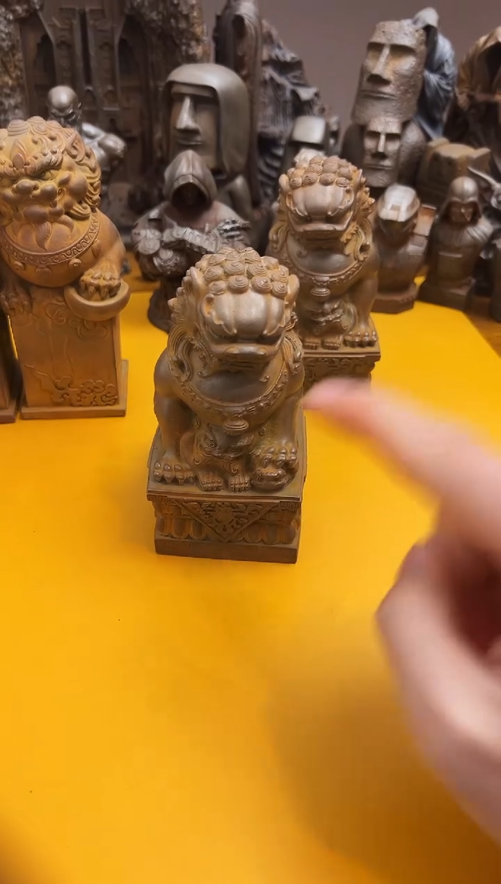 金属实心铁艺----狮子