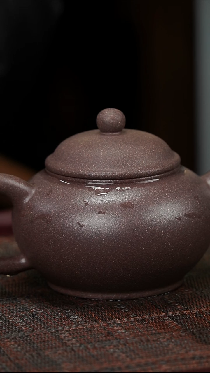 茶壶紫砂lzx全砂天青 水平