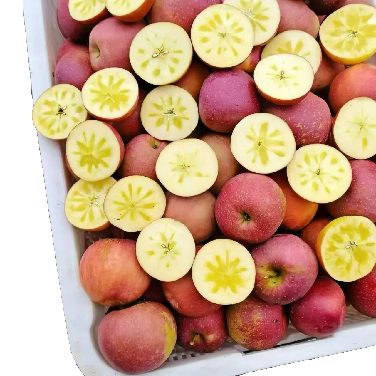 云南昭通冰糖心丑苹果现摘脆甜多汁新鲜水果