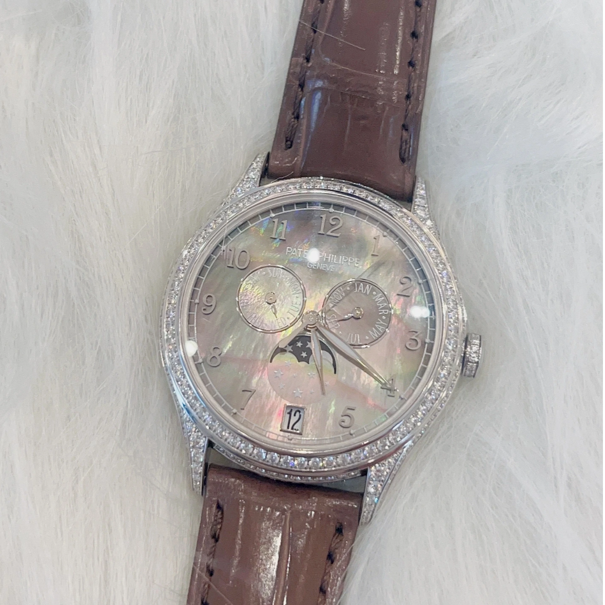 99新 Patek Philippe/百达翡丽 小花6欢 复杂系列4948G001表-37mm