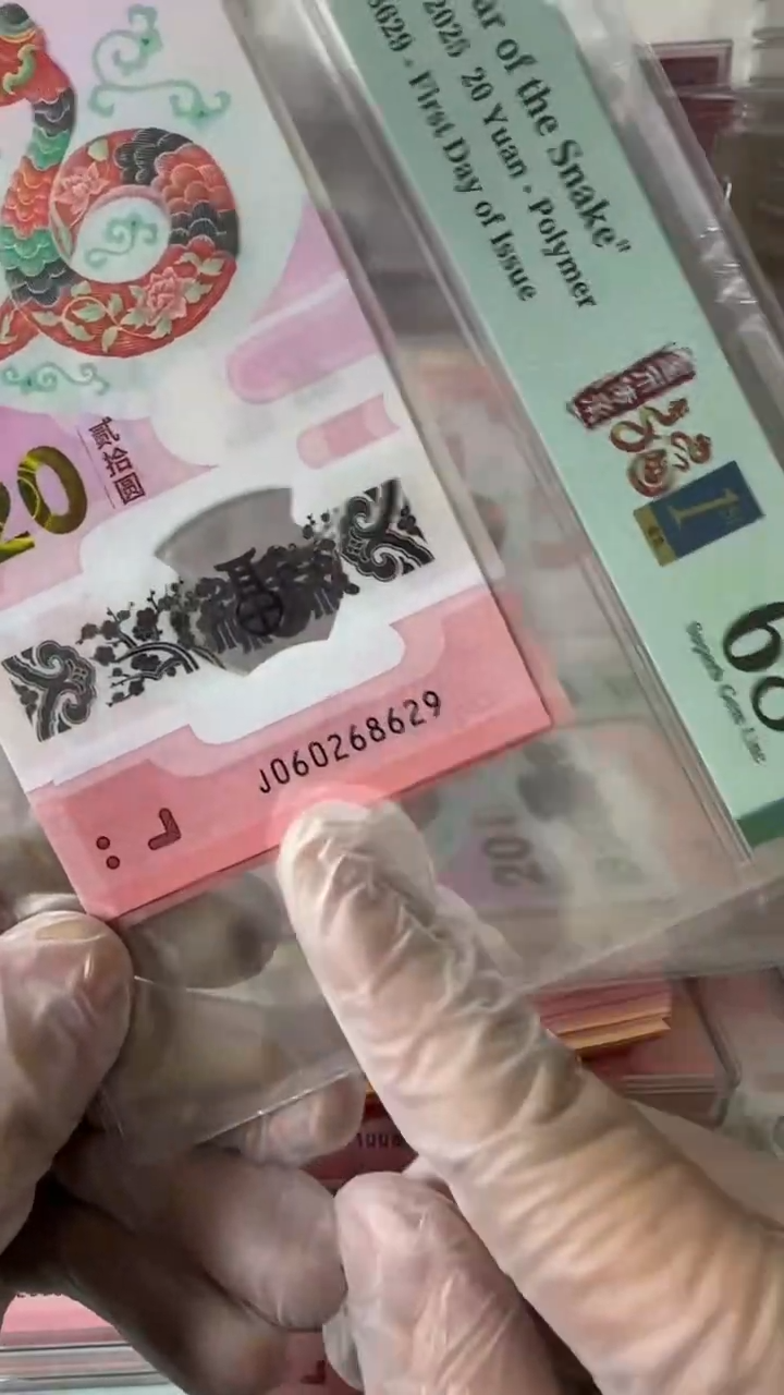 【闪购商品】塑料060268629-蛇钞单张！