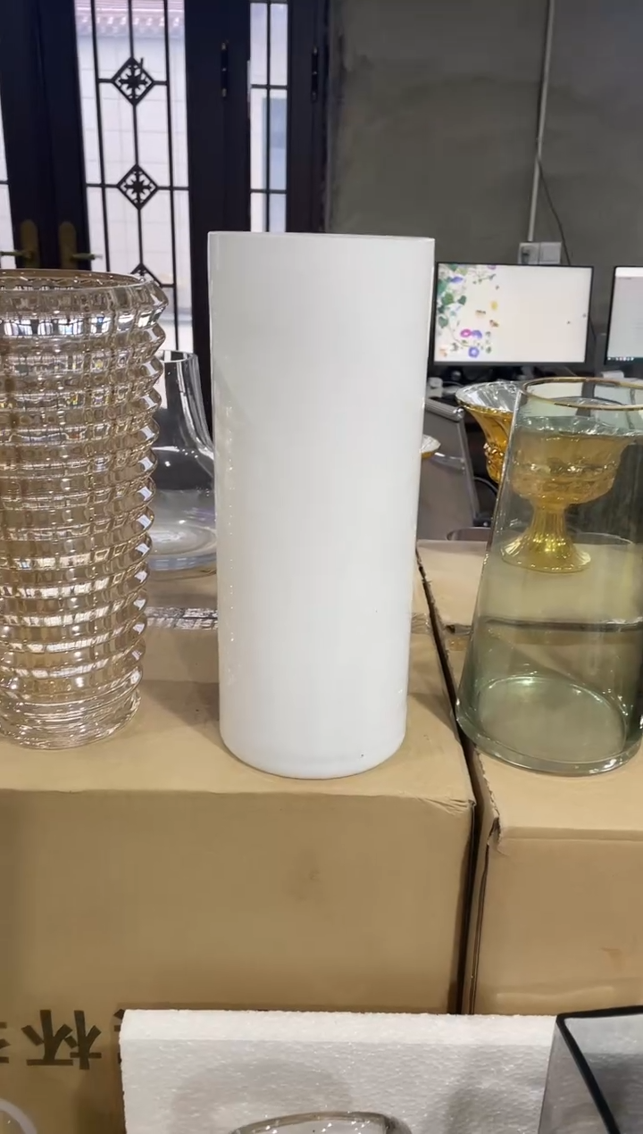 【闪购商品】无铅玻璃1025白色直筒