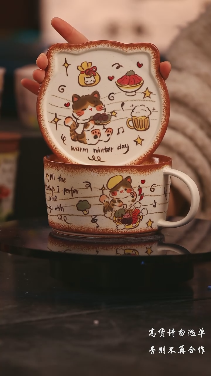 陶瓷景德镇可爱设计师款陶瓷 