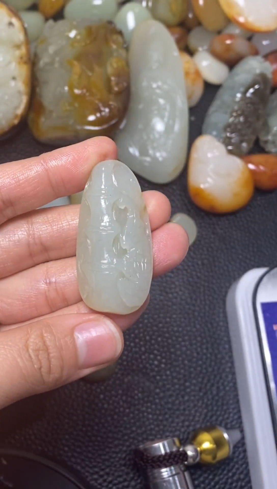 未镶嵌和田玉包链和田玉