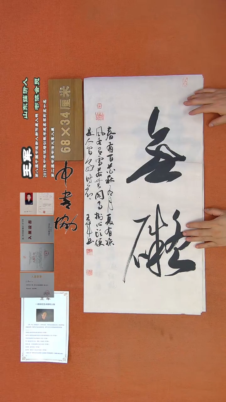 【闪购商品】书法335王军书法作品