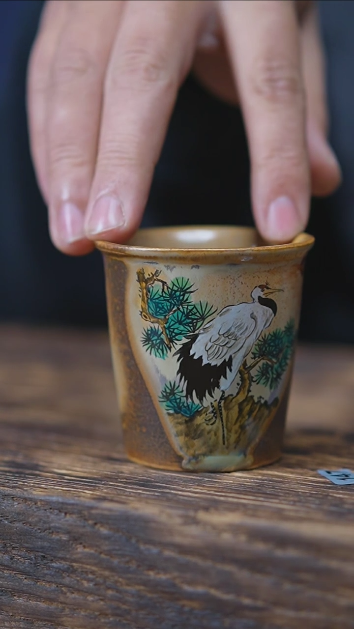 【闪购商品】手绘仙鹤主人杯系列