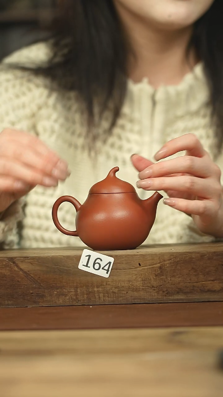  设计师手作！！落单系列紫砂小茶壶