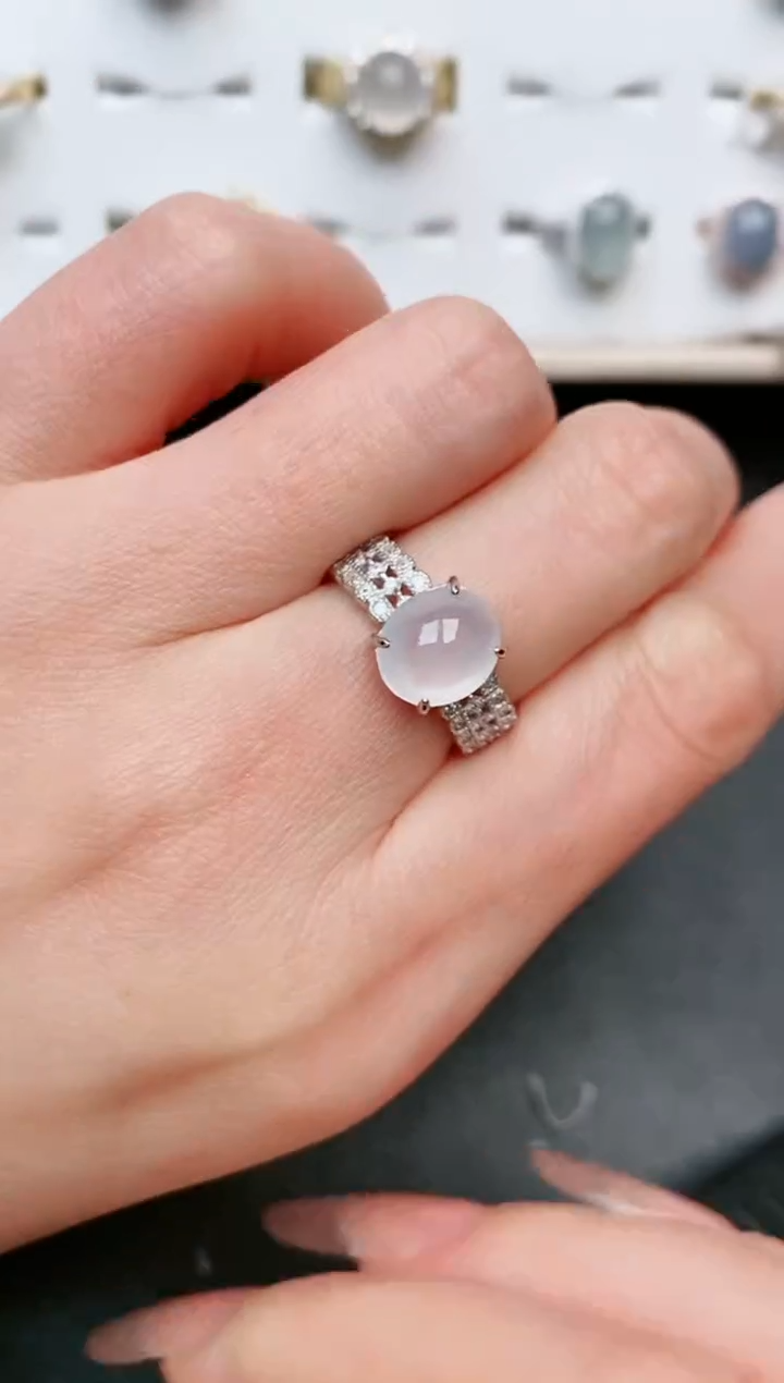 【闪购商品】翡翠戒指银S925镶嵌.....