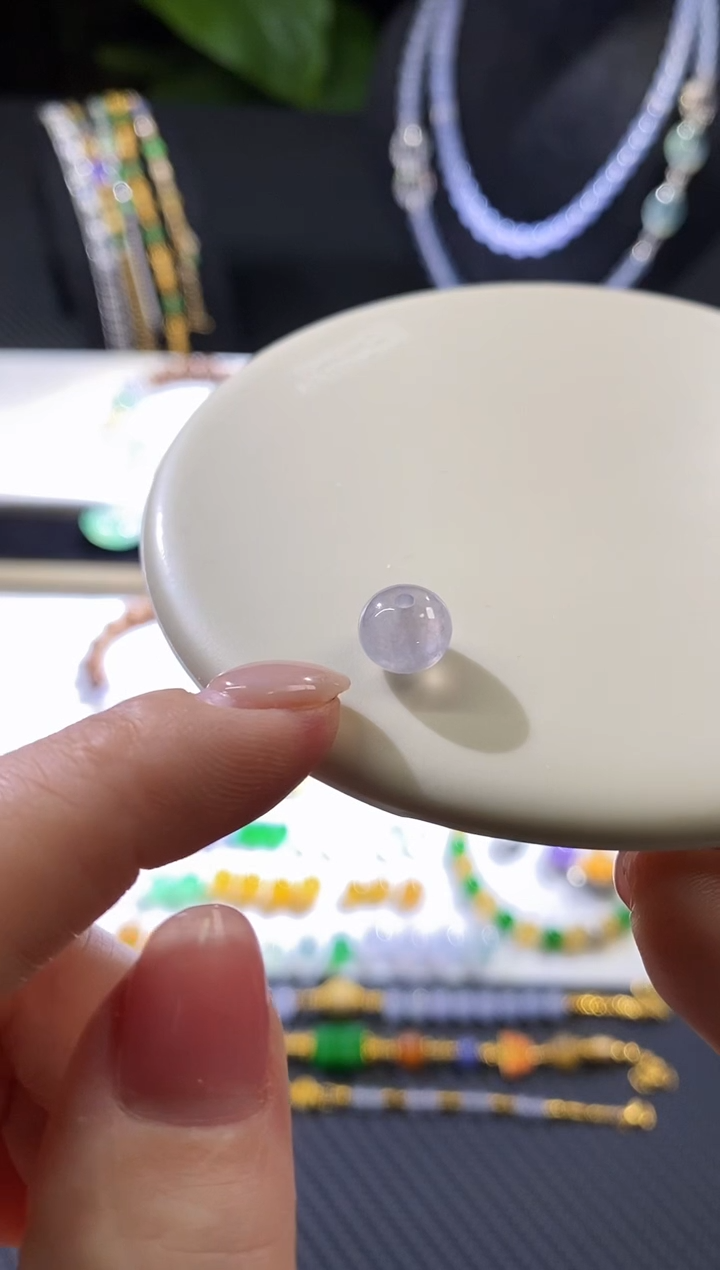 【闪购商品】翡翠挂件未镶嵌单珠宽8.5mm高6.9mm