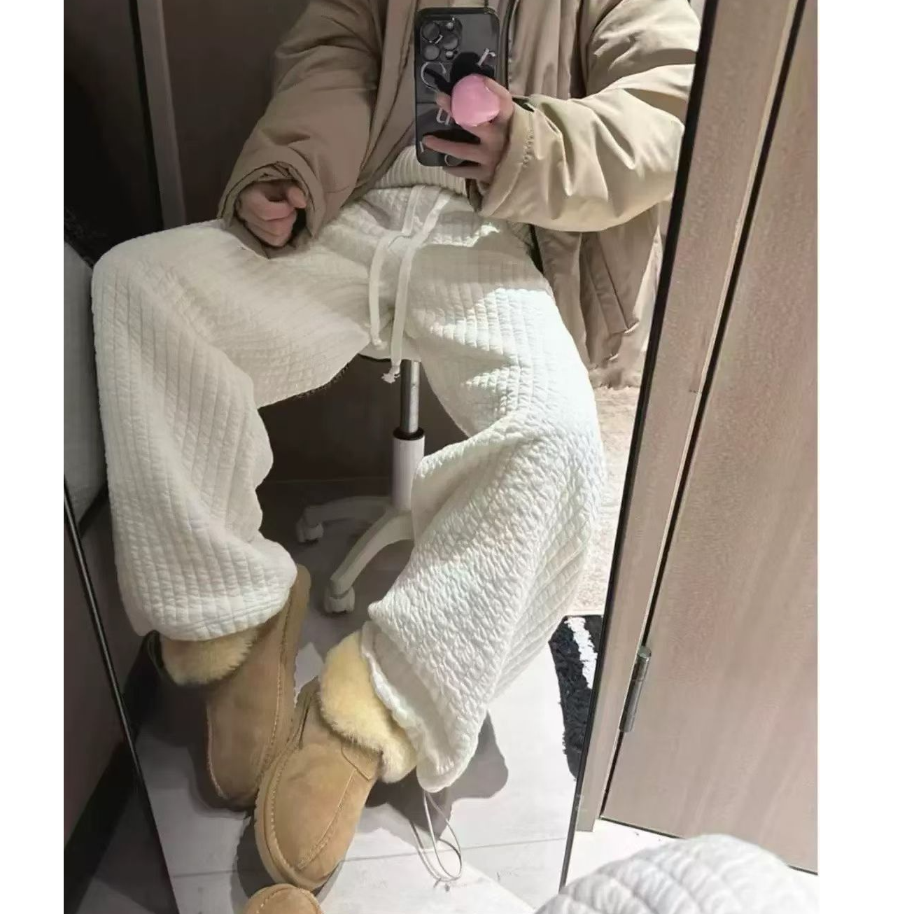 Phm秋冬高品质条纹衍棉裤TYH 28106