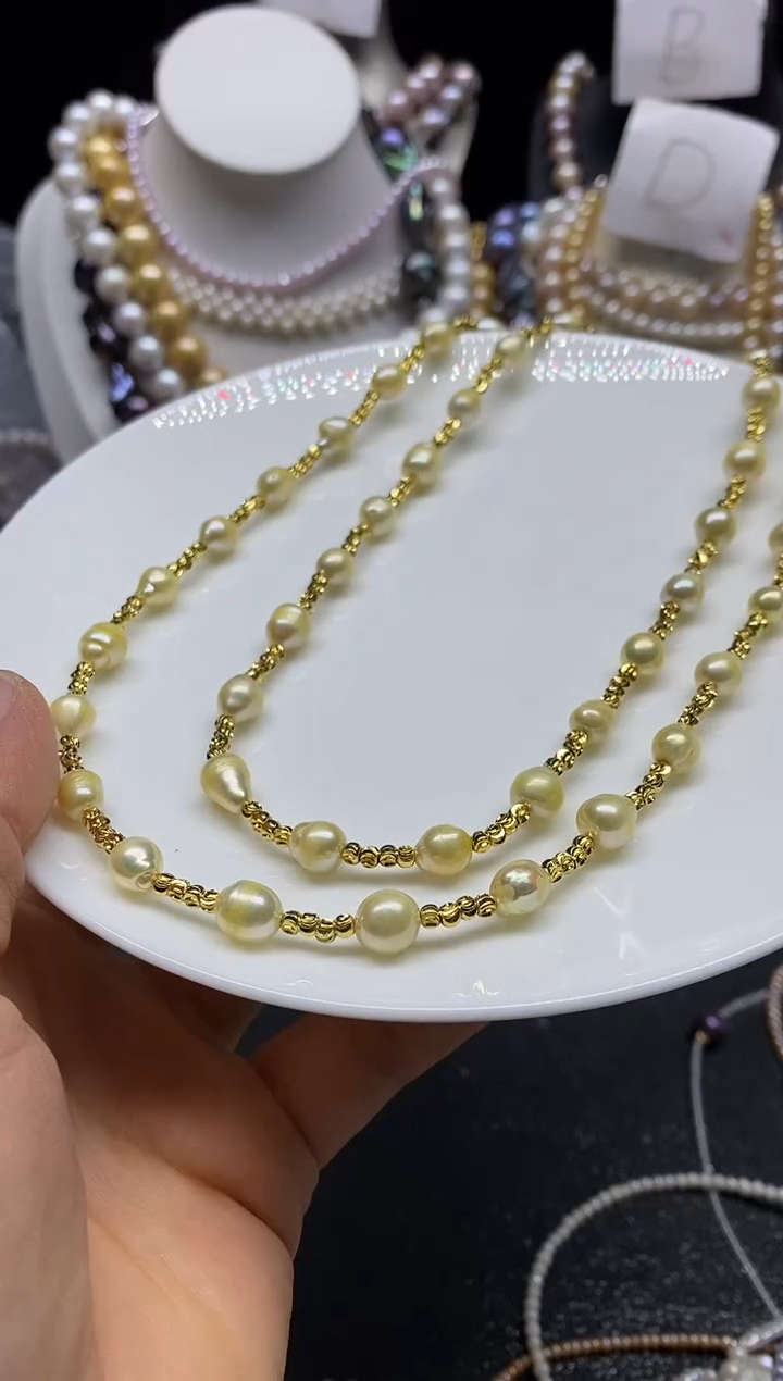 淡水珍珠未镶嵌颈饰多人