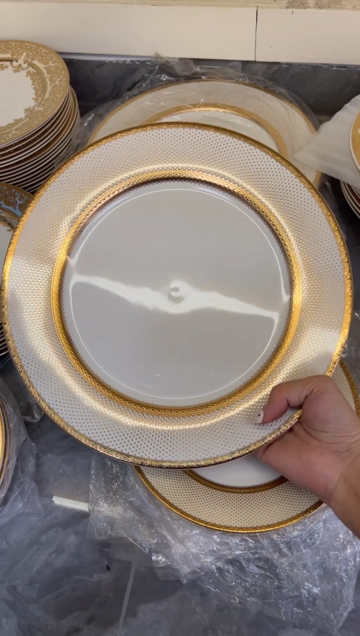 瓷片10.5寸平盘一个一单尾单