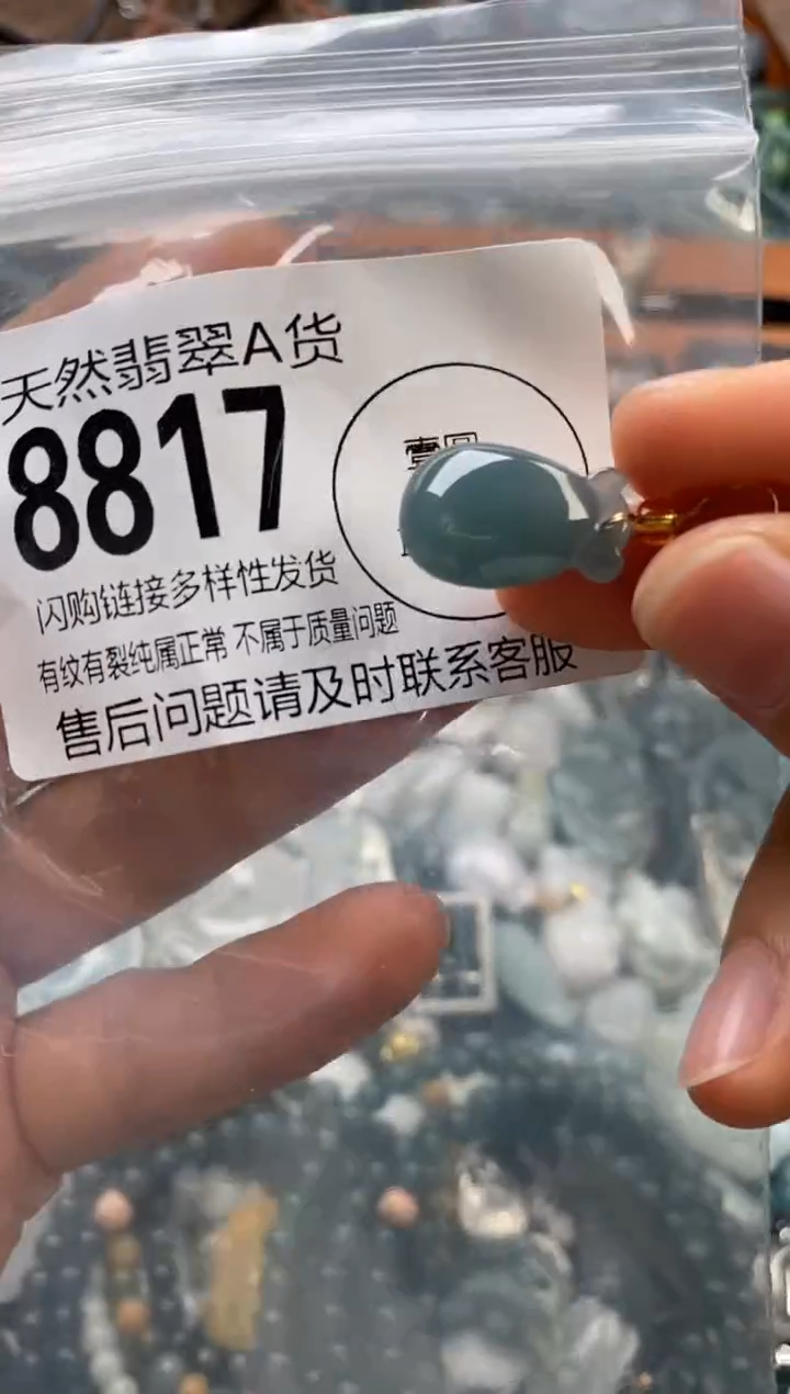 翡翠未镶嵌颈饰翡翠8817