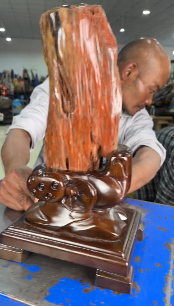 【闪购商品】硅化玉摆件未镶嵌11