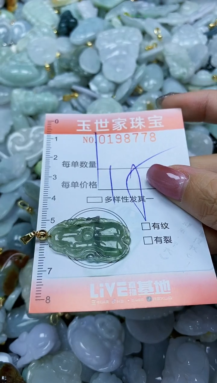 【闪购商品】翡翠颈饰未镶嵌闪购0198778