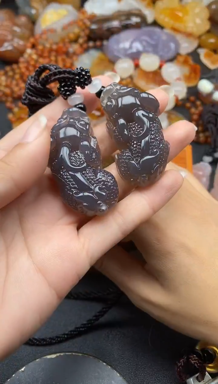 未镶嵌1玛瑙/玉髓温**玉ll