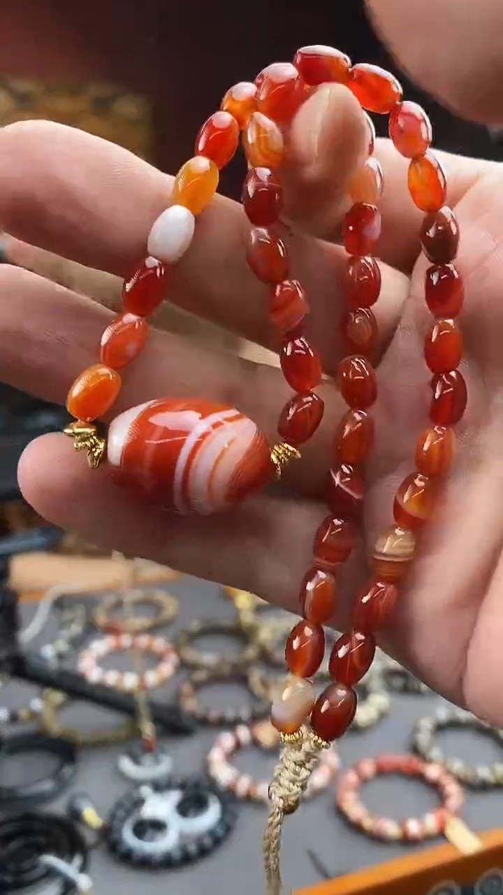 未镶嵌颈饰玛瑙/玉髓-7010  -61