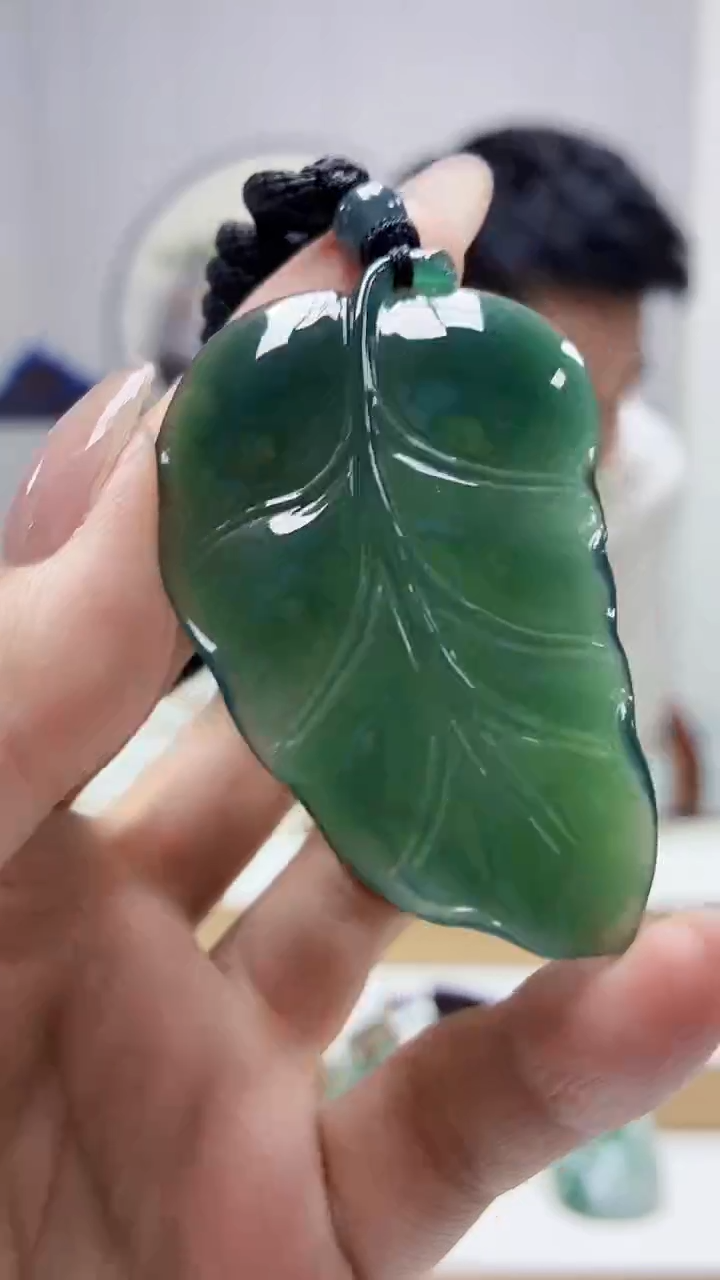 未镶嵌定制翡翠5028MM-毛货挂件7