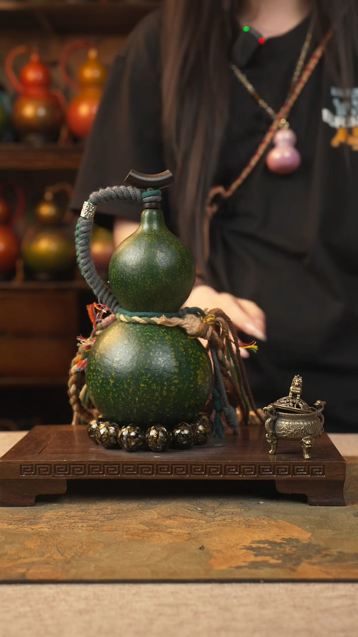 296大漆葫芦一物一拍记葫堂出品不带手串