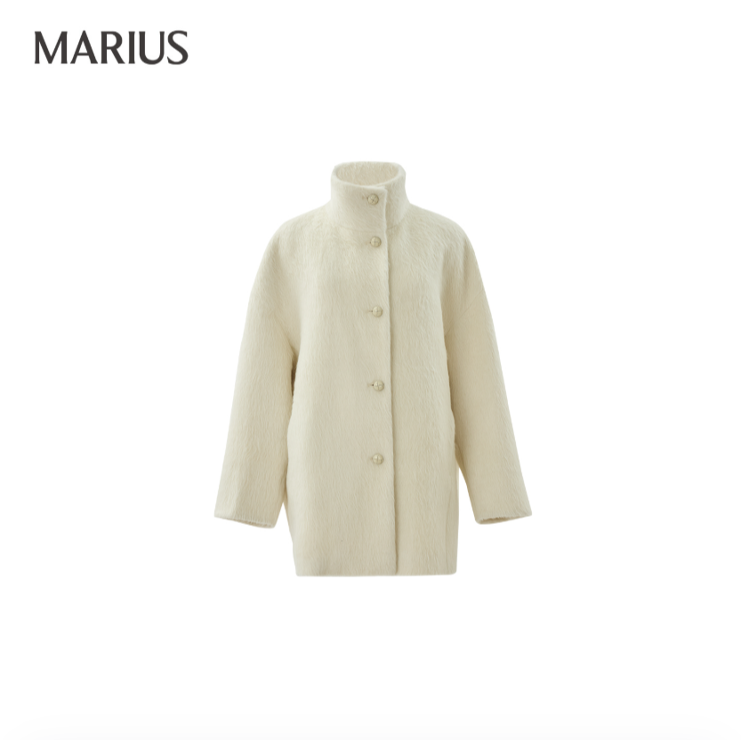 MARIUS-M-‘蒙奇大衣’经典宽松中长款大衣-1
