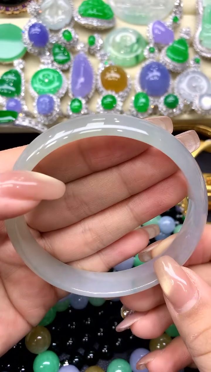 未镶嵌手镯翡翠S***宁238-中国好珍宝