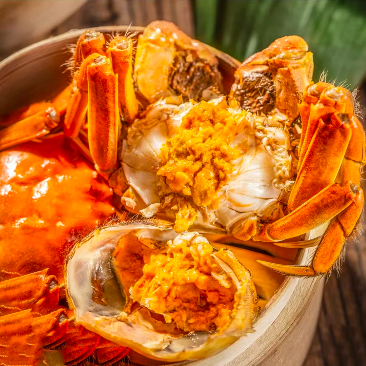 次日达【活蟹】母蟹4.0-1.0两/只公蟹5.0-1.3两/只