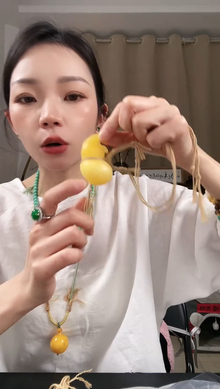 【闪购商品】琥珀颈饰未镶嵌E376EEEEE