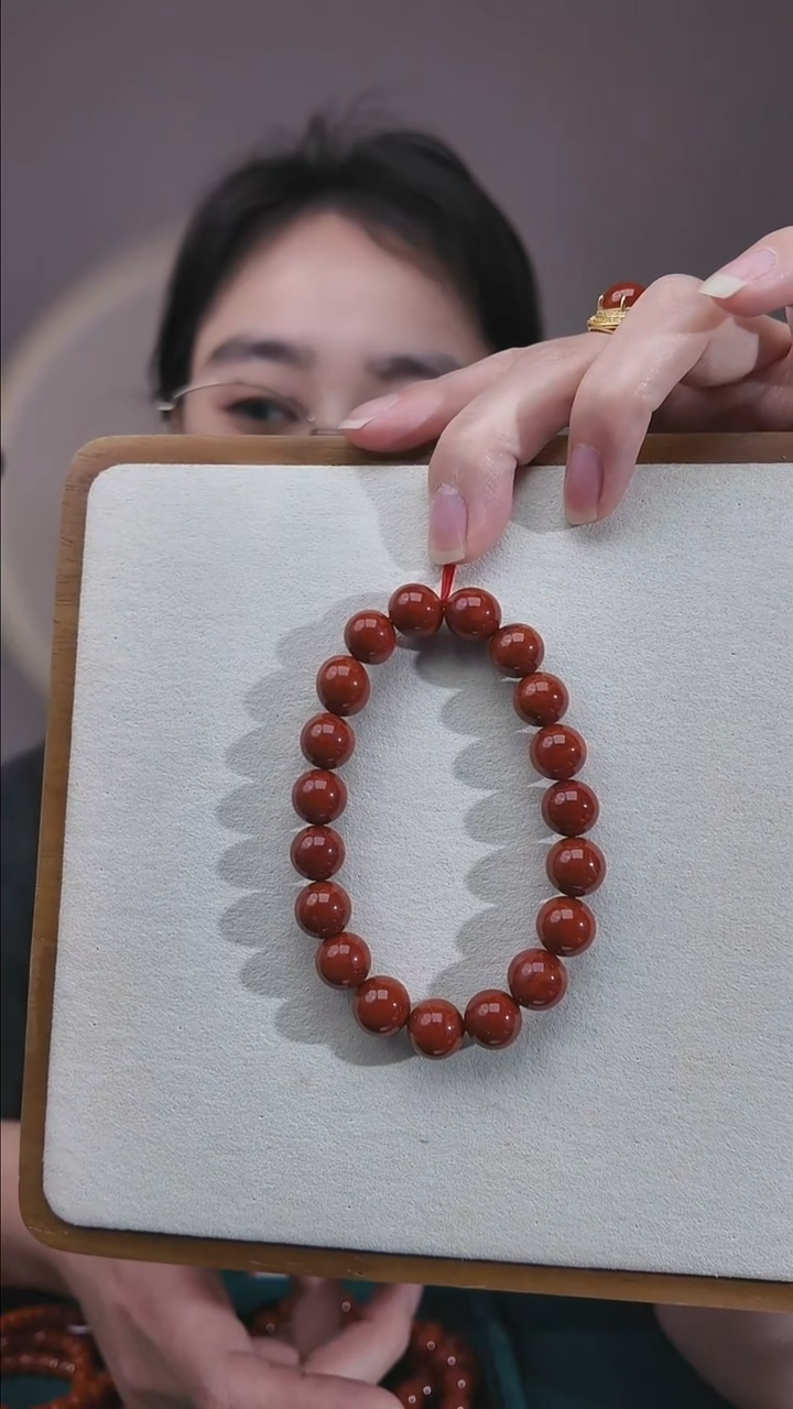 未镶嵌手串南红玛瑙高货单圈