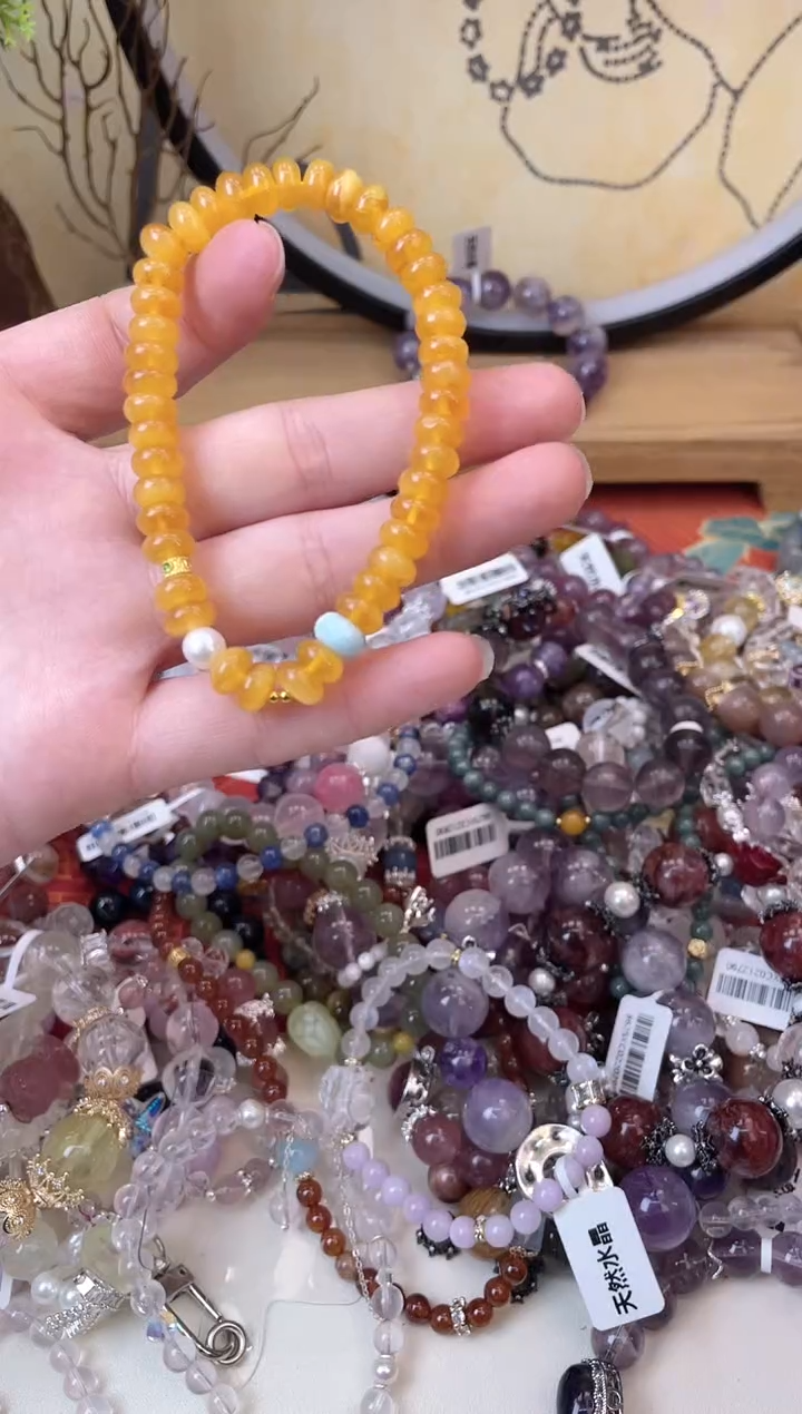 【闪购商品】蜜蜡手链未镶嵌433手串