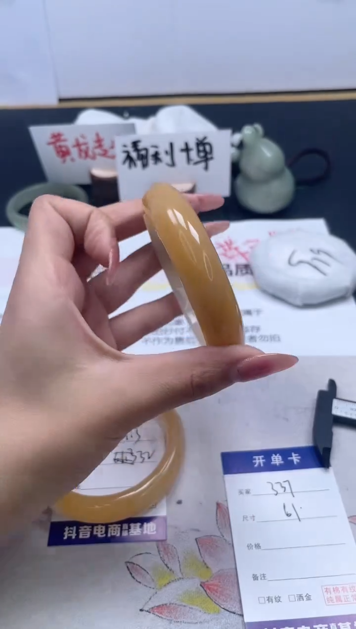 【闪购商品】石英质玉手镯未镶嵌337/61