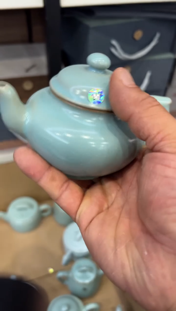 杯仿古纯手笑樱壶大瑕