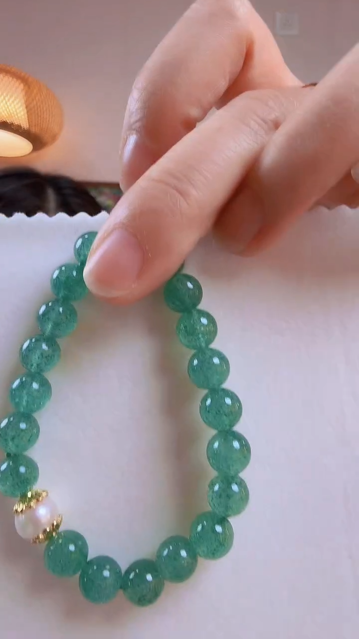 未镶嵌手链石英质玉草莓手串