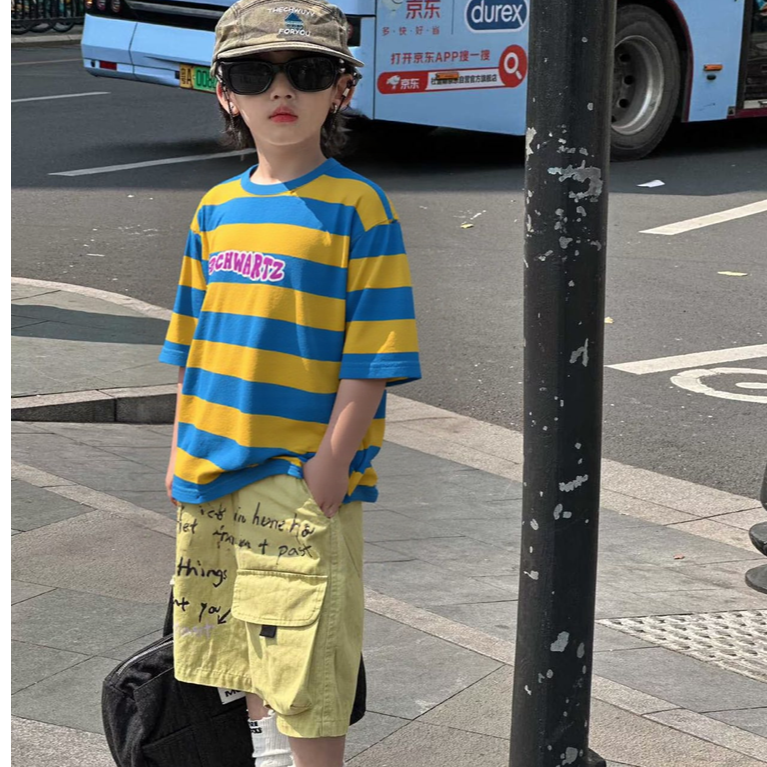 10210高端专享夏款短袖黄条纹（斯）