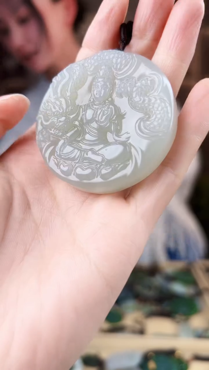 颈饰未镶嵌和田玉拍一发一，多样性发货