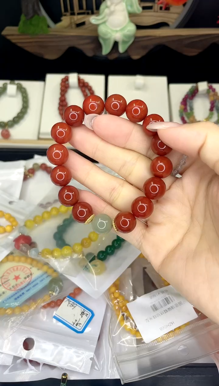 【闪购商品】南红玛瑙手链未镶嵌南红手链