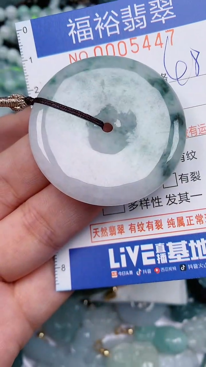 翡翠未镶嵌颈饰...0005447