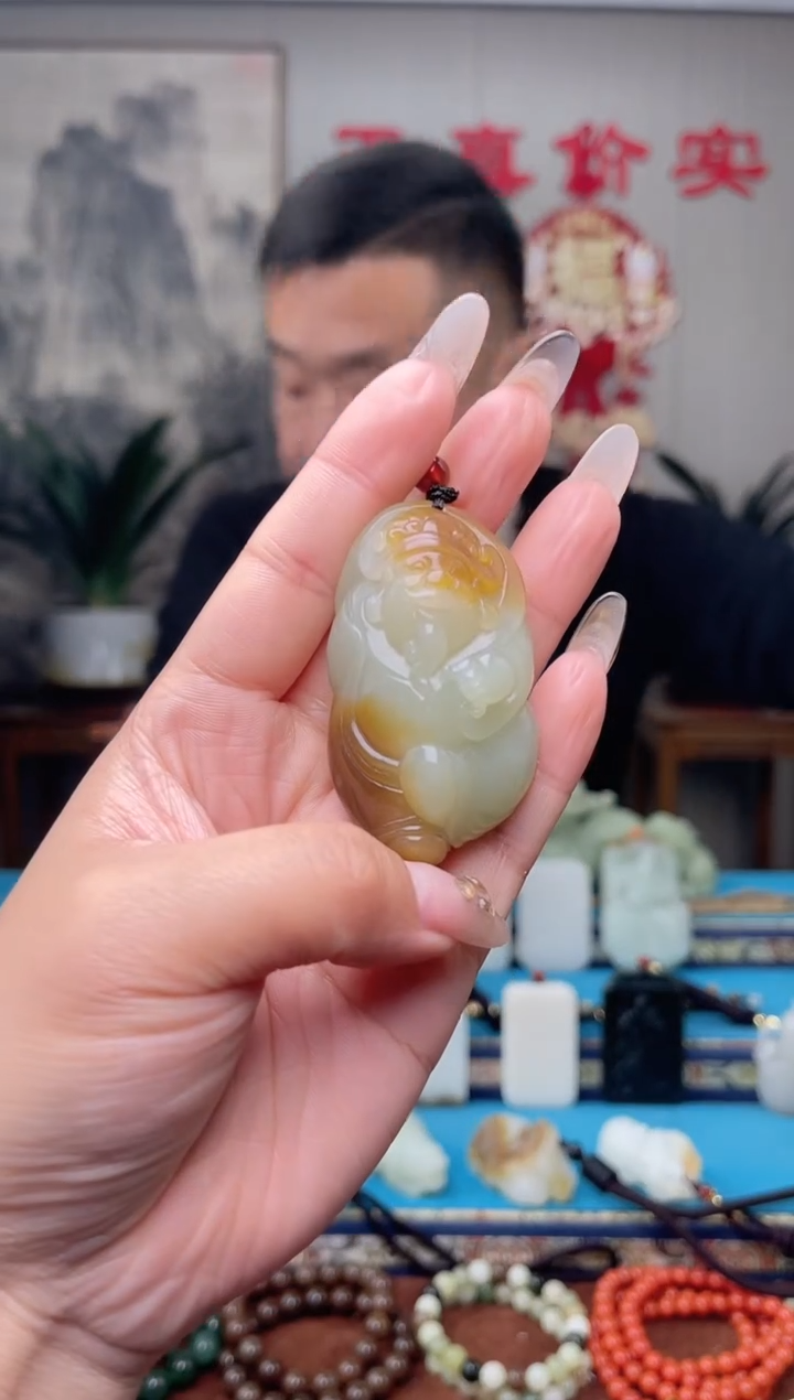 【闪购商品】和田玉挂件未镶嵌1