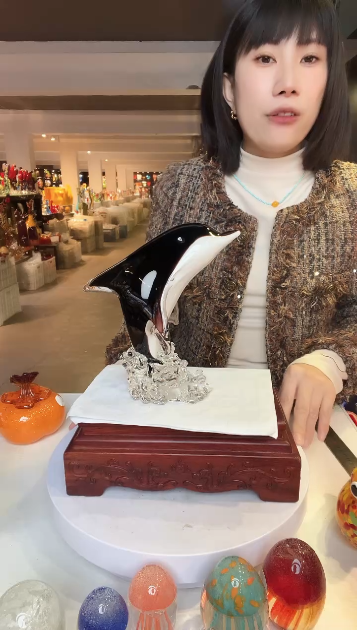 【闪购商品】茶盏琉璃摆件家居摆件