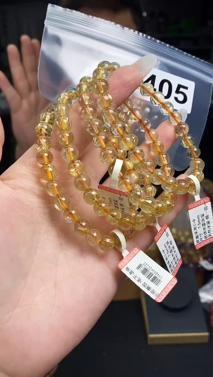 【闪购商品】水晶手串未镶嵌手串405多样性发其一