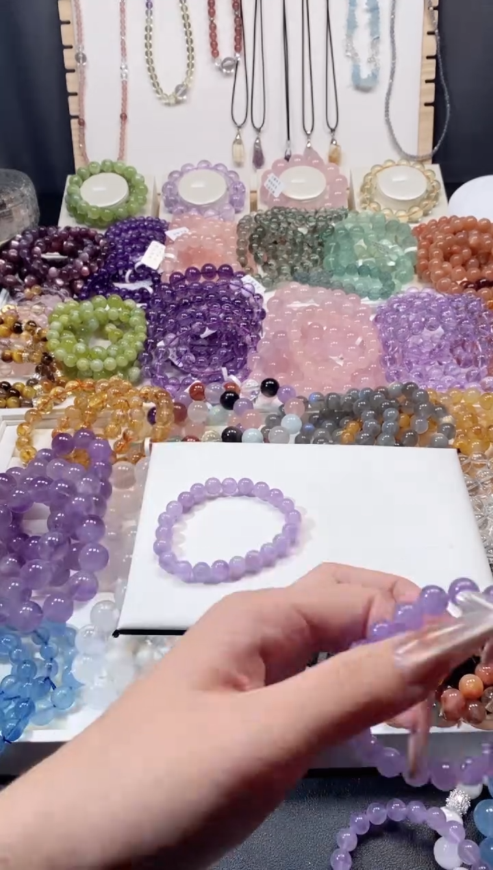 【闪购商品】水晶手串未镶嵌熏衣草